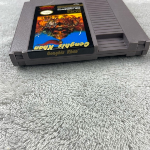 Genghis Khan Nintendo NES Authentic Original Tested Retro Vintage Game - Picture 3 of 4